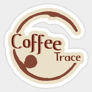 Coffee trace Sticker